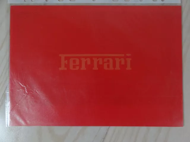 Catalogue Gamme Ferrari France  ? Tres Bon Etat