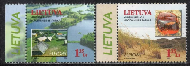 Lithuania 1999 - Europa - National Parks & Reserves - Set of 2 - MNH