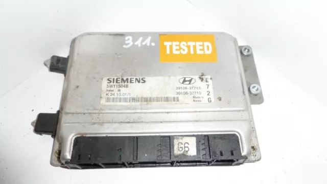 Hyundai Coupe 2004 Benzinmotor Steuergerät Modul ECU 3910837715 RTX37448 3