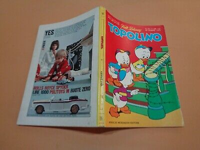Topolino N° 761 Originale Mondadori Disney Ottimo 1970 Bollini