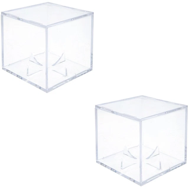 2x Collectible Display Case Memorabilia Display Holder