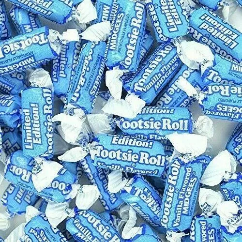 Tootsie Roll *LIMITED EDITION* VANILLA Midgees Fruit Chews BULK CANDY-1/2 POUND