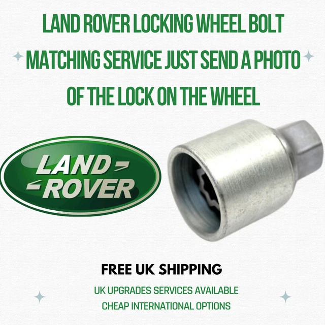 LAND ROVER FREELANDER Locking Wheel Bolt Nut Anti Theft Key 24H Track