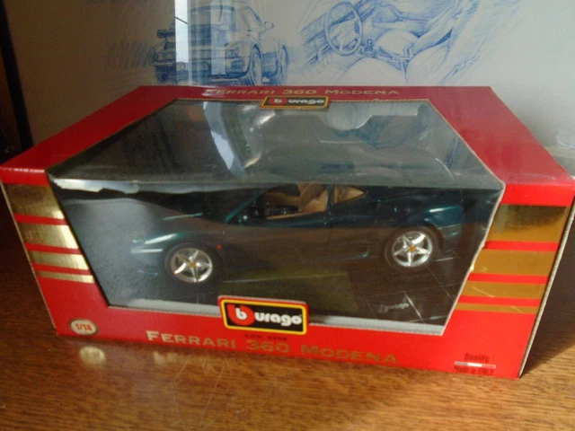 1/18 Ferrari 360 Modena Verte métal Burago BBurago c3358