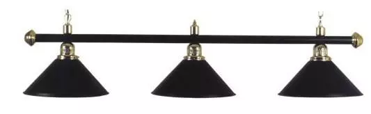 Rosetta Superior Pool Table Light Billiard Snooker Chrome Lighting Shade Canopy