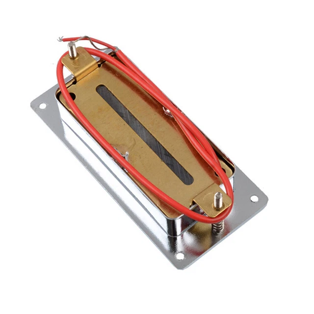Chrome 4 String Bass Guitar Pickups Humbucker Set Neck Bridge Double Coil