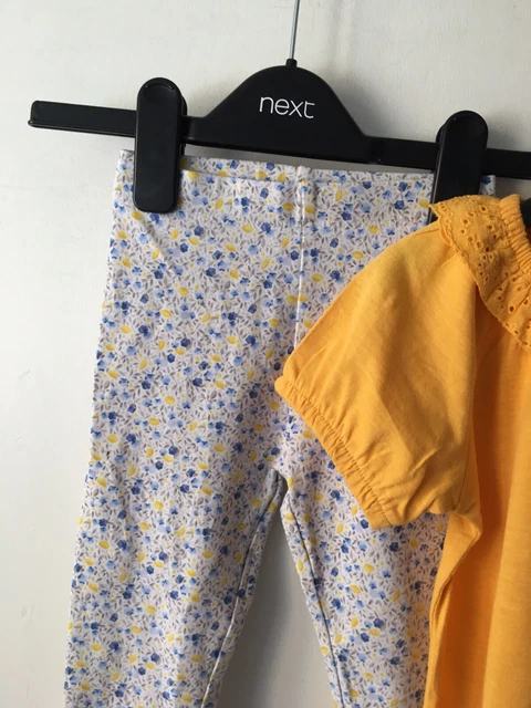 Leggings floreali Next bambine ecc e nuovi top Matalan 18-24 mesi 3