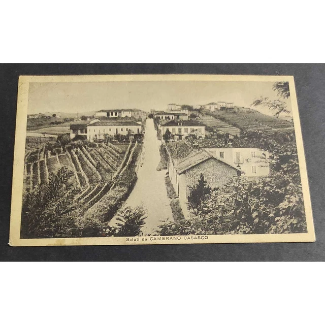 Cartolina Saluti da Camerano Casasco