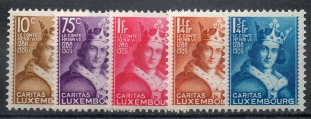 Timbres de LUXEMBOURG  Neuf ** N° 244/248