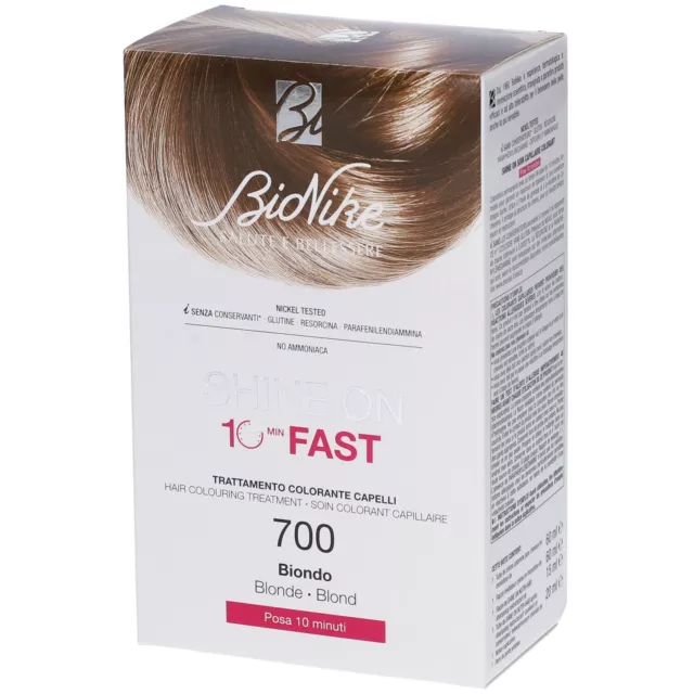 Bionike Shine On Fast Trattamento Colorante Capelli Biondo 700 Flacone 60 Ml