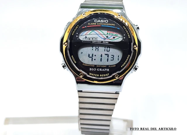 CASIO VINTAGE WATCH Casio Bio Graph Bh-200. Qw.946 Japan Año 1991
