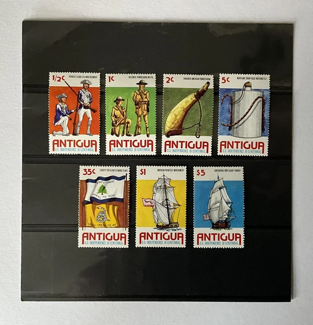 Antigua 1976 ‘U.S. Independence Bi-Centennial’ Set - MNH.