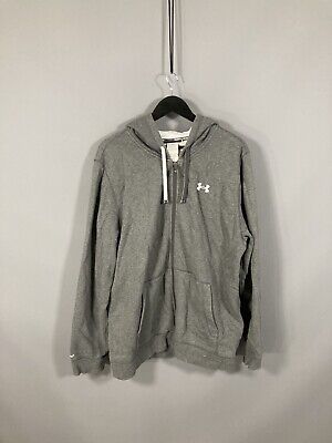 UNDER ARMOUR FULL ZIP Hoodie - Size XL - Grey - Great Condition - Men’s
