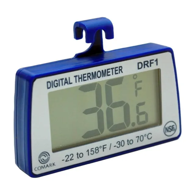 Comark Digital Fridge Freezer Thermometer DRF1 Accurate Reading Water Resistant