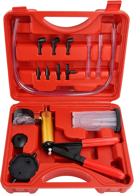 Bleeder Brake Kit Fluid Pump Vacuum Bleeding Tool Car Pressure Pneumatic Hand