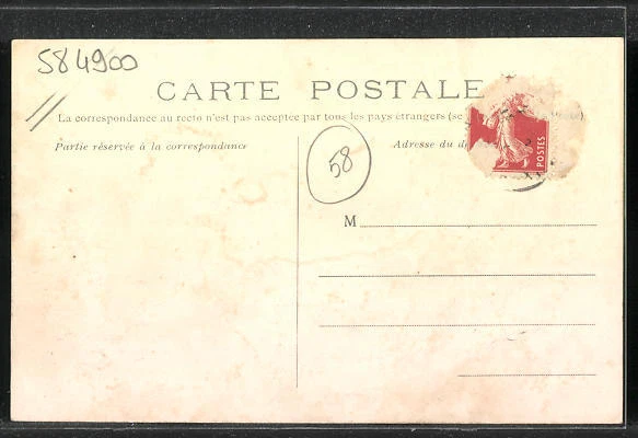 CPA Pougues-les-Eaux, Hotel des Postes and Telegraphs 2