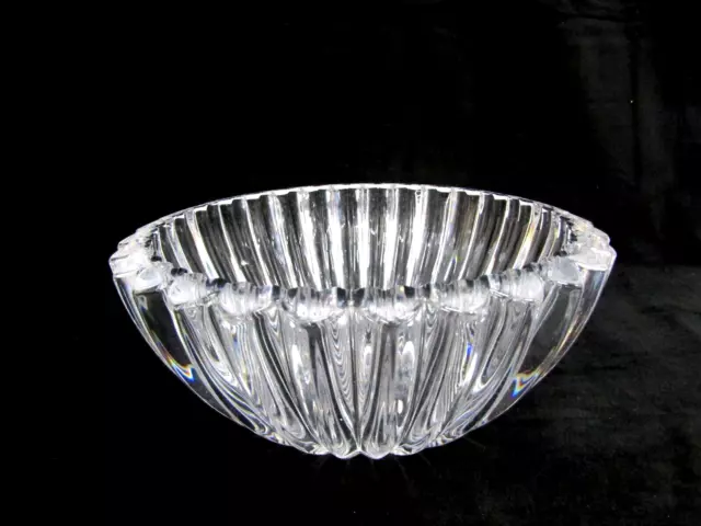 Tiffany & Co. Ribbed Crystal Bowl 8.25" Diameter