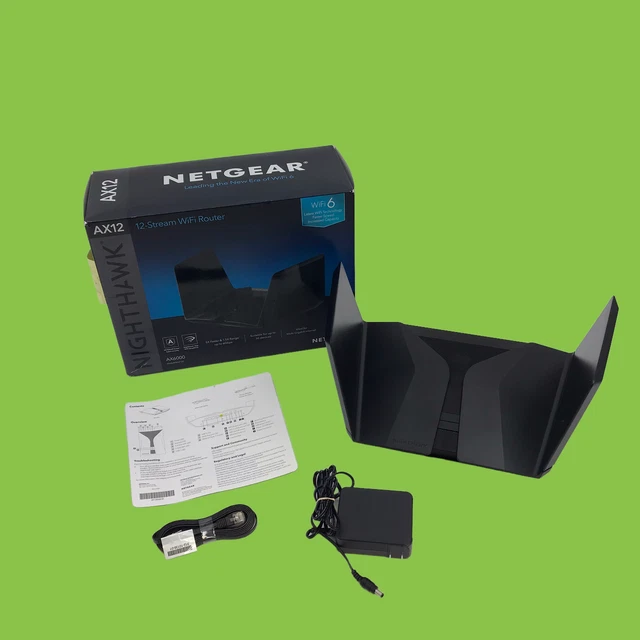 NETGEAR Nighthawk AX12 WiFi 6 Router (RAX120) AX6000 12-Stream Dual-Band Router