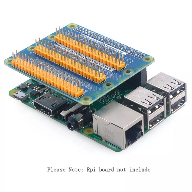 3 GPIO Ports Multifunction Extended RPI B+/2B/3B+/4B GPIO Expansion PCB Board d