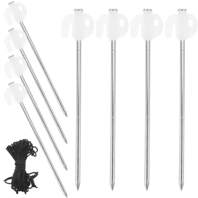Lot De 8 Pointes En Acier Tungstène Pour Bâtons De Randonnée – Remplacement, Antidérapantes, Résistantes à L’usure