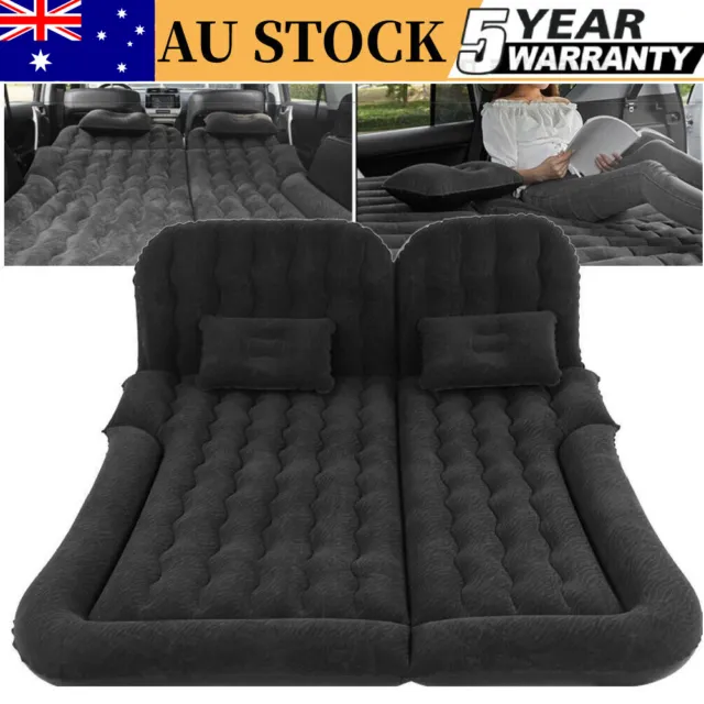 Car Inflatable Bed SUV Auto Camping Mattress Rear Row Hiking Travel Sleeping AU