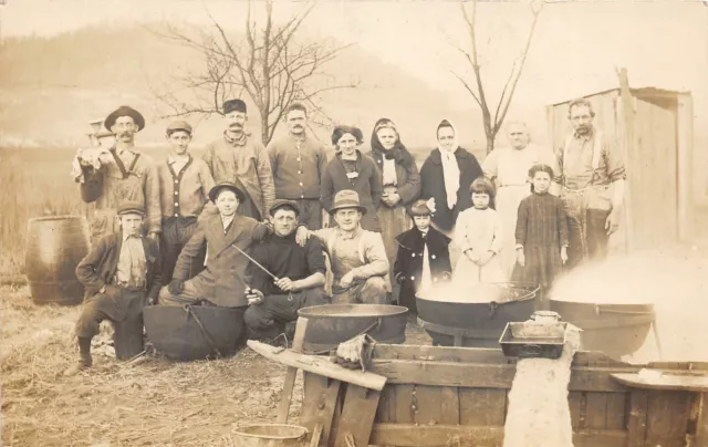 H99/ Port Washington Ohio RPPC Postcard c1910 Reidenbach Cast Iron 201