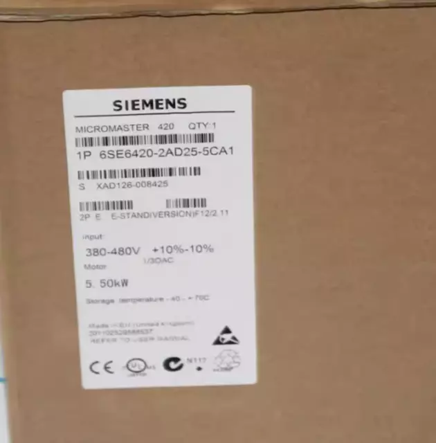 NEW Siemens 6SE6 420-2AD25-5CA1 6SE6420-2AD25-5CA1