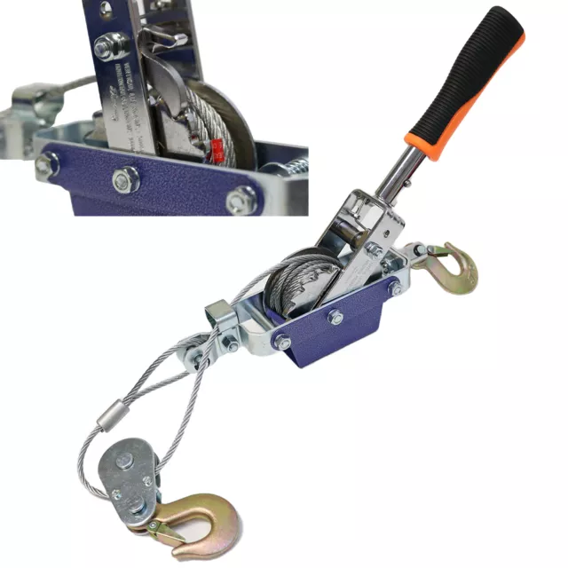 Cable Wire Ratchet Pulley System Portable  1 Ton Lever Hoist by BoxerTool 3