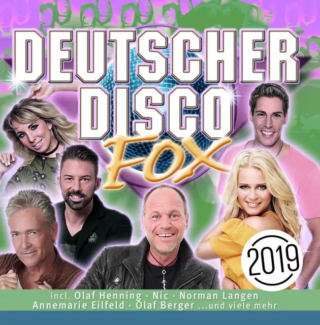 CD Deutscher Disco Fox 2019 De Varios Artistas 2CDs