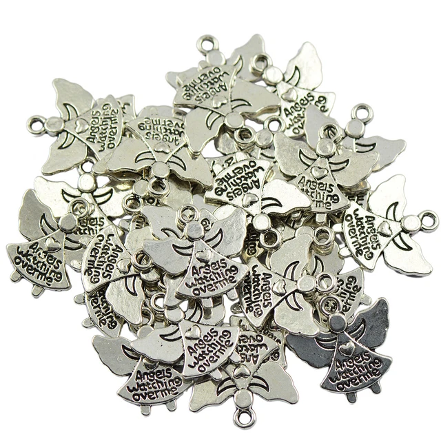 20/50 / 100pcs Multi Angel Wing Charms Anhänger Loose Beads DIY Making Schmuck