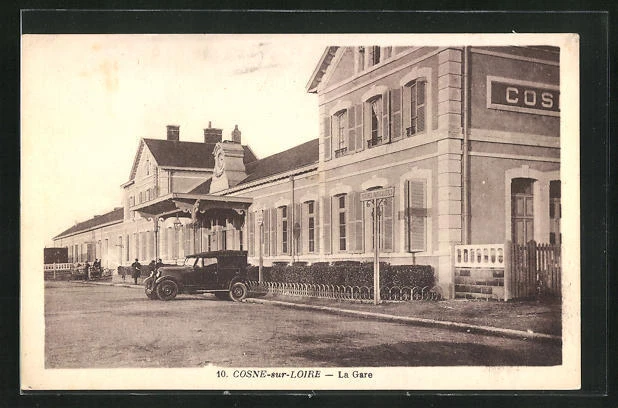 CPA Cosne-sur-Loire, La Gare
