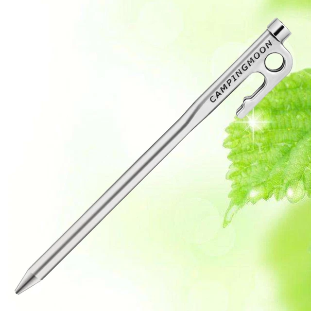 4 Pack Unghia Per Unghie Picchetti Da Prato Pali Giardino Acciaio - Foto 2