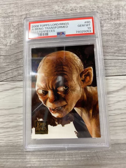 2006 Topps Lord of the Rings Masterpieces New Visions A Being Transformed PSA 10