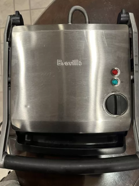 Breville Sandwich Grill Panini Press Stainless Steel Model BGR400XL Tested  Worki