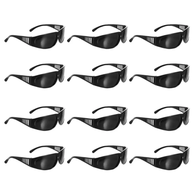 12 Pcs Welding Glasses Construction Safety Goggles Optical UV Protection Eyes