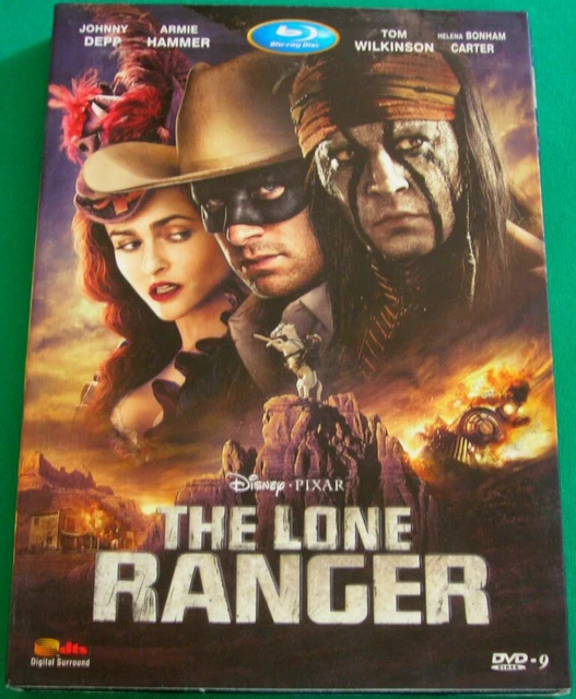 THE LONE RANGER - DINSEY PIXAR - Johnny Deep / Armie Hammer - Blu-ray