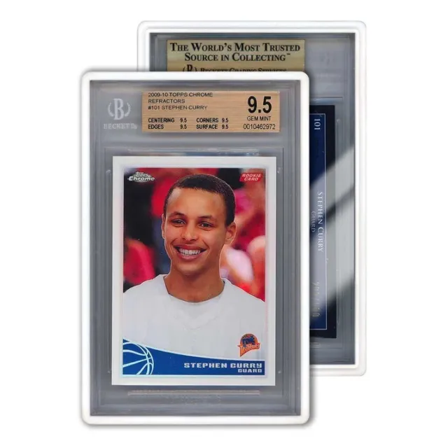 GradedGuard BGS Beckett Graded Card Protective Case Display Bumper -WHITE- NEW
