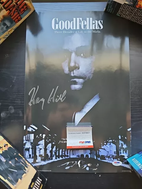 Henry Hill Autographed Goodfellas Poster With COA