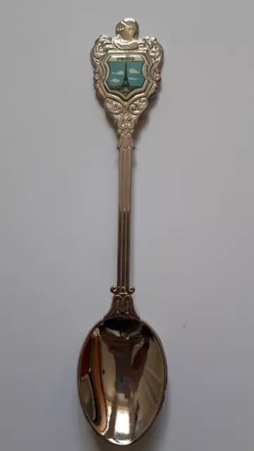 Paris Souvenir Spoon, Silver Plate, Vintage 12.5cm