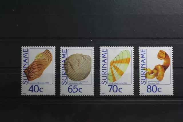 Suriname 1071-1074 postfrisch Muscheln und Schnecken #TR863