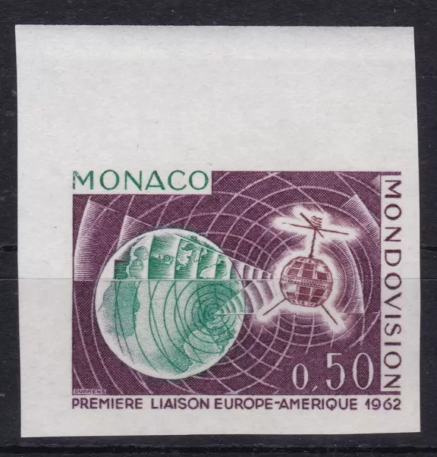 Monaco Yvert 612 postfr./mnh Sattelit 1963 ungez.IMPERF. -26444