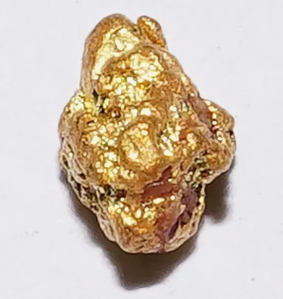 Natural Gold Nugget Specimen 0.16g from the Goldfields of North Queensland