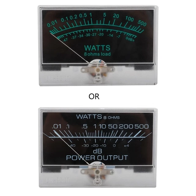 VU-mètre P-55 Haute Précision - Affichage -20 à +6 DB, Pointeur, Pour Ampli Audio, DIY, Home Studio (sans Rétroéclairage)