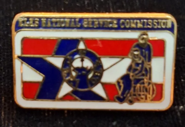 Elks BPOE National Service Commission Lapel Pin Tie Tack