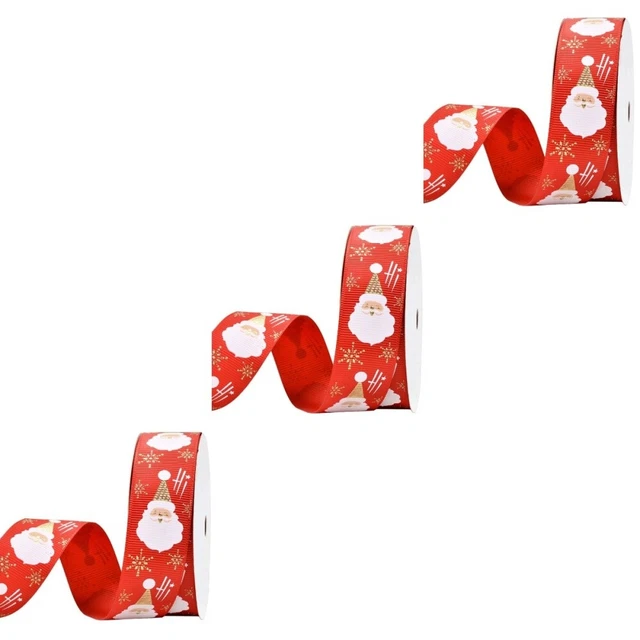 3x Weihnachten Partei Liefert Urlaub Haar Bögen Bänder Weihnachten Winter Band
