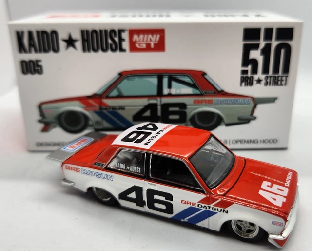 MINI GT X Kaido House BRE Datsun 510 Wagon BLKLTD #8 - Black