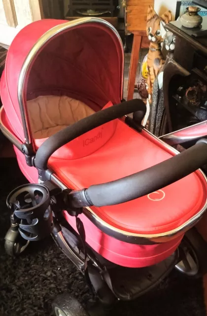 iCandy Peach II Baby Stroller Pram with Bassinet. 3
