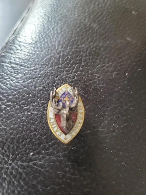 Broche Jeanne D'Arc En Argent Massif - Domrémy 1414 - Vintage