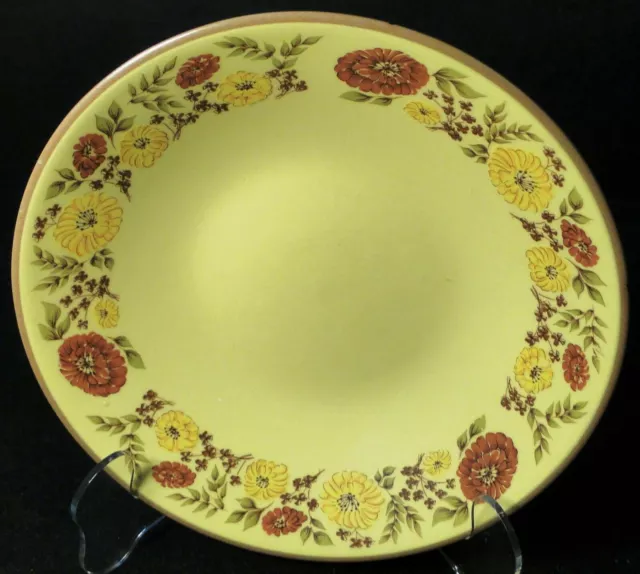 Taylor Smith Taylor Indian Summer Soup Bowl 7 1/4 Yellow Brown Fall Pattern