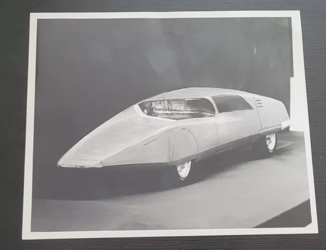 Gm Concept Car 1965 Photo Madler General Motors Vintage Original Signed Dated